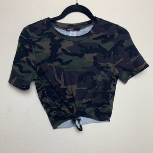 Love Culture 💚Camouflage Crop Top💚